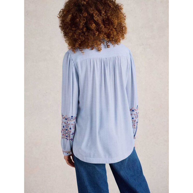 White Stuff Geri Embroidered Shirt image number 1